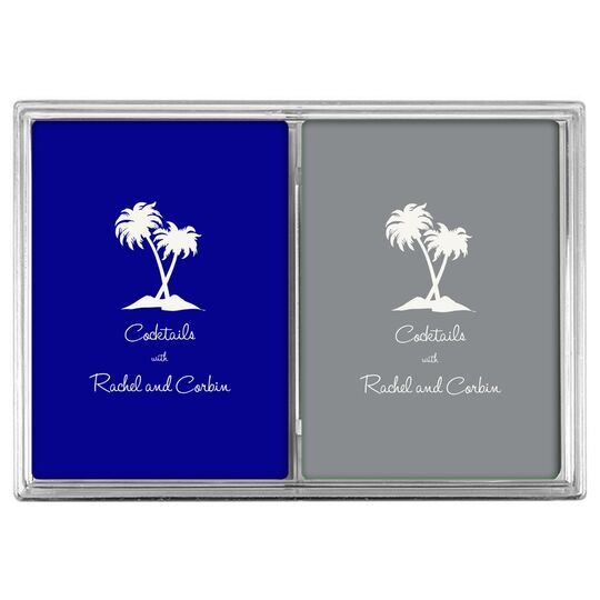 Palm Trees Double Deck Playing Cards